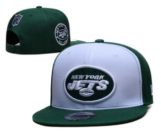 NFL New York Jets New Era White Green 9FIFTY Snapback Hat 6017