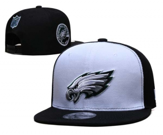 NFL Philadelphia Eagles New Era White Black 9FIFTY Snapback Hat 6029