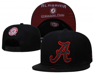 NCAA College Alabama Crimson Tide New Era Black Snapback Hat 6012