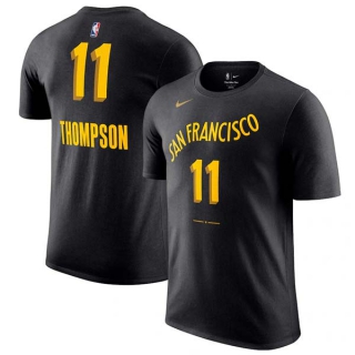 Men's Golden State Warriors Klay Thompson Nike Black 2023-24 City Edition T-Shirt