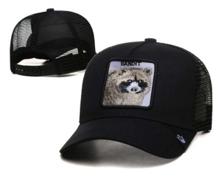 Wholesale Goorin Bros Bandit Black Trucker Snapback Hat 8030