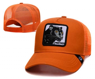 Wholesale Goorin Bros Panther Orange Trucker Snapback Hat 8045