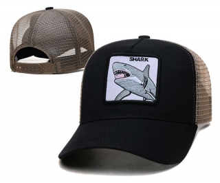 Wholesale Goorin Bros Shark Black Gold Trucker Snapback Hat 8047