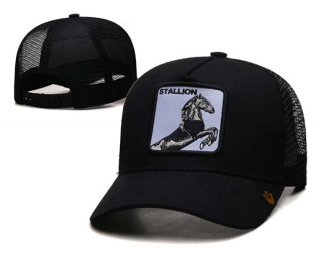 Wholesale Goorin Bros Stallion Black Trucker Snapback Hat 8054