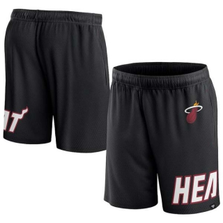 Men's NBA Miami Heat Fanatics Branded Black Printed Shorts