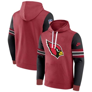 Men's NFL Arizona Cardinals Nike Cardinal Black Pullover Hoodie