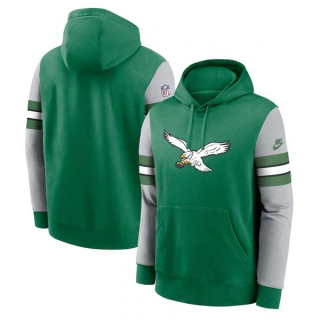 Men's NFL Philadelphia Eagles Nike Green Gray Pullover Hoodie