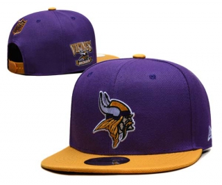 NFL Minnesota Vikings New Era Purple Gold NFC North 9FIFTY Snapback Hat 6020