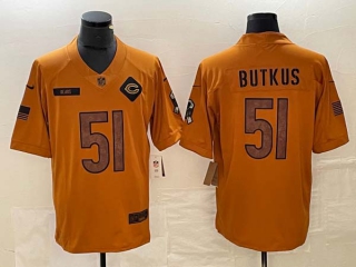Men's NFL Chicago Bears #51 Dick Butkus Nike Brown 2023 Salute To Service Limited Jersey