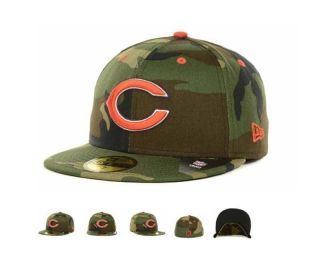 NFL Chicago Bears New Era Camo 59FIFTY Fitted Hat 1001