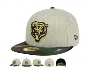 NFL Chicago Bears New Era Gray Camo 59FIFTY Fitted Hat 1002