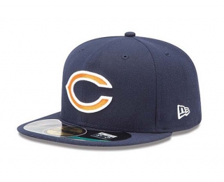 NFL Chicago Bears New Era Navy 59FIFTY Fitted Hat 1004
