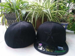 NFL Dallas Cowboys New Era Black 59FIFTY Fitted Hat 1001