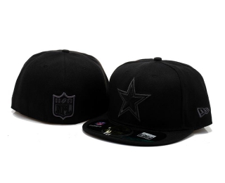 NFL Dallas Cowboys New Era Black 59FIFTY Fitted Hat 1002