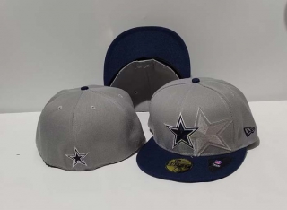 NFL Dallas Cowboys New Era Gray Navy 59FIFTY Fitted Hat 1005