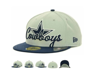 NFL Dallas Cowboys New Era Gray Navy 59FIFTY Fitted Hat 1007