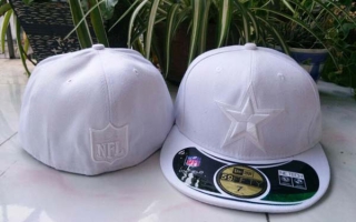 NFL Dallas Cowboys New Era White 59FIFTY Fitted Hat 1014