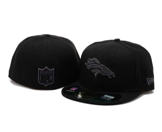 NFL Denver Broncos New Era Black 59FIFTY Fitted Hat 1001