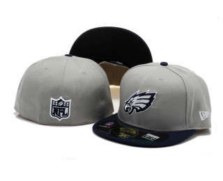 NFL Philadelphia Eagles New Era Gray Navy 59FIFTY Fitted Hat 1005