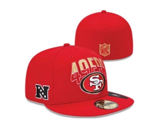 NFL San Francisco 49ers New Era Red 59FIFTY Fitted Hat 1011