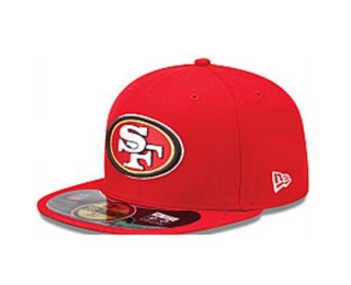 NFL San Francisco 49ers New Era Red 59FIFTY Fitted Hat 1012