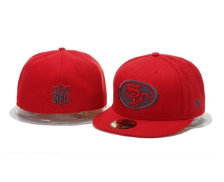 NFL San Francisco 49ers New Era Red 59FIFTY Fitted Hat 1013
