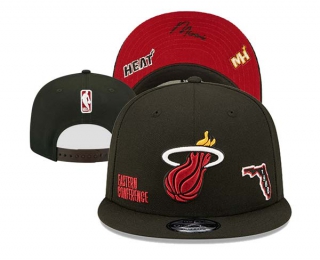 NBA Miami Heat New Era Black Eastern Conference Identity 9FIFTY Snapback Hat 3026