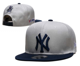 MLB New York Yankees New Era White Navy 9FIFTY Snapback Hat 6044