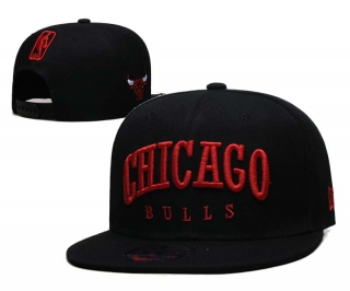 NBA Chicago Bulls New Era Sport Night Wordmark Black 9FIFTY Snapback Hat 6072