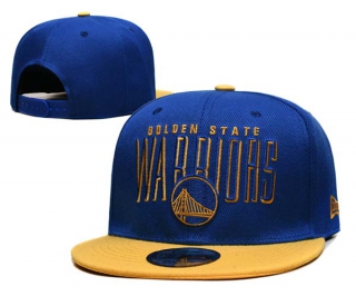 NBA Golden State Warriors New Era Sport Night Blue Gold 9FIFTY Snapback Hat 6036