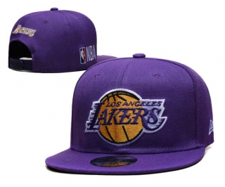 NBA Los Angeles Lakers New Era Sidepatch Purple 9FIFTY Snapback Hat 6041