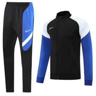 Men's Nike Athletic Full Zip Jacket Sweatsuits Black White Royal