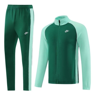 Men's Nike Athletic Full Zip Jacket Sweatsuits Green Aqua