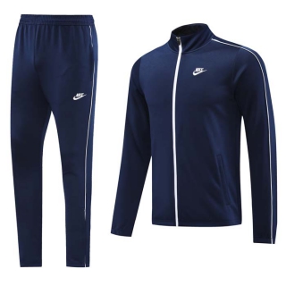 Men's Nike Athletic Full Zip Jacket Sweatsuits Navy Blue (2)