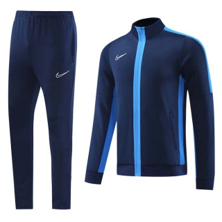 Men's Nike Athletic Full Zip Jacket Sweatsuits Navy Blue