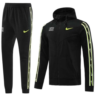 Men's Nike Athletic Full Zip Jacket Hoodie Sweatsuits Black (2)