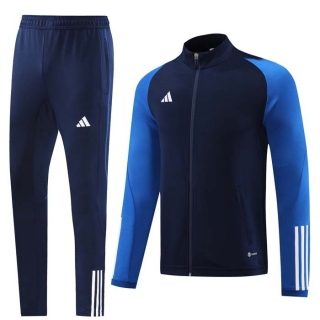 Men's Adidas Athletic Full Zip Jacket Sweatsuits Navy Blue (4)