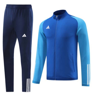 Men's Adidas Athletic Full Zip Jacket Sweatsuits Royal Blue (6)