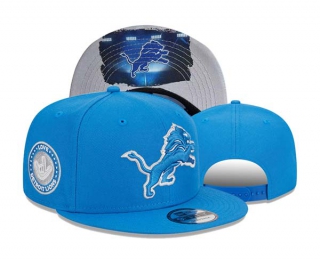 NFL Detroit Lions New Era Blue The NFL ASL Collection by Love Sign Side Patch 9FIFTY Snapback Hat 3002