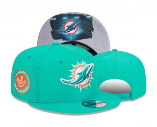 NFL Miami Dolphins New Era Aqua The NFL ASL Collection by Love Sign Side Patch 9FIFTY Snapback Hat 3008