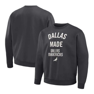 Men's Staple x NBA Dallas Mavericks Anthracite Plush Pullover Sweatshirt