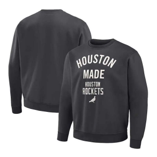 Men's Staple x NBA Houston Rockets Anthracite Plush Pullover Sweatshirt