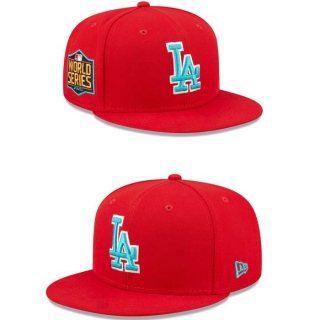 MLB Los Angeles Dodgers New Era Red 2020 World Series 9FIFTY Snapback Hat 2268