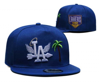 MLB Los Angeles Dodgers x Lakers New Era Royal 9FIFTY Snapback Hat 2269