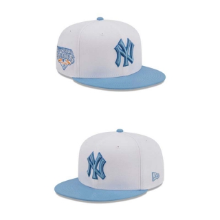 MLB New York Yankees New Era White Light Blue 2009 World Series 9FIFTY Snapback Hat 2238