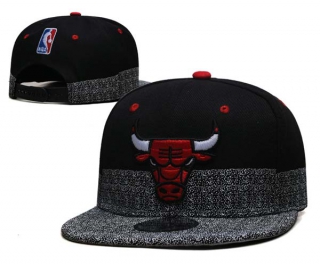 NBA Chicago Bulls New Era Black Gray 9FIFTY Snapback Hat 2247
