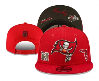 NFL Tampa Bay Buccaneers New Era Red Identity 9FIFTY Snapback Hat 3036