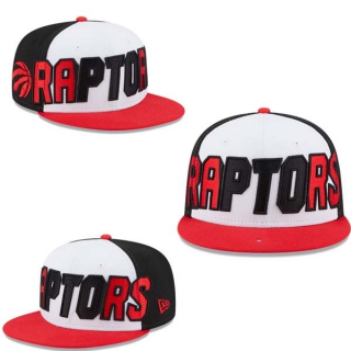NBA Toronto Raptors New Era White Red Back Half 9FIFTY Snapback Hat 2023