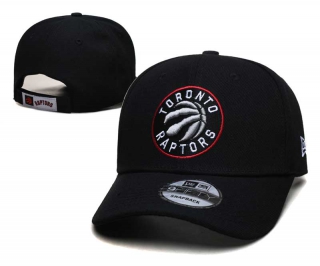 Wholesale NBA Toronto Raptors New Era Black Curved Brim Embroidered 9FIFTY Snapback Hats 2024
