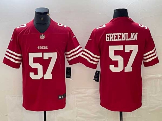Men's San Francisco 49ers #57 Dre Greenlaw Nike Scarlet Alternate Legend Vapor Limited Jersey
